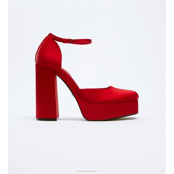✨SALE✨Zara fabric platform pump ✨SALE✨ - Picture 3 of 9